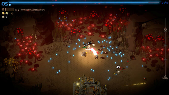 Nâng cấp tháp phòng thủ chống lại quái vật